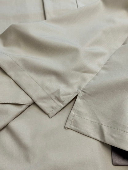 Louis Vuitton Silk-Cotton-Cashmere Open-Collar Logo Shirt