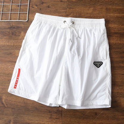 Prada Triangle Logo Quick-Dry Nylon Shorts – Summer Collection