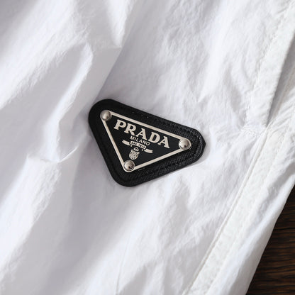 Prada Triangle Logo Quick-Dry Nylon Shorts – Summer Collection