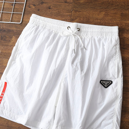 Prada Triangle Logo Quick-Dry Nylon Shorts – Summer Collection