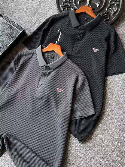 Prada Seamless 3D Fishbone Polo Shirt – Spring/Summer Collection