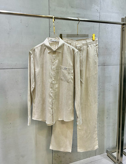 Dior Old Money Style Linen Shirt Set – 26SS
