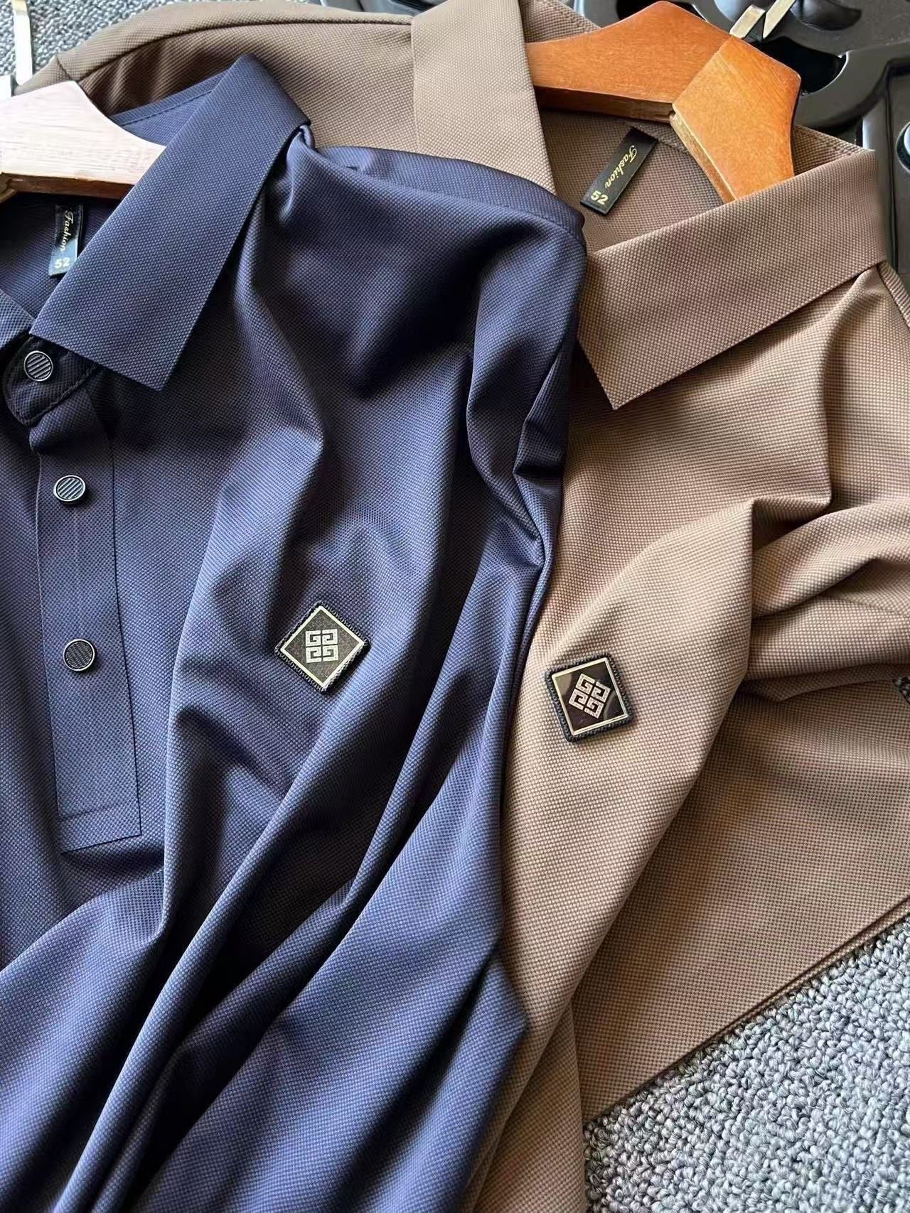 Givenchy Ice Silk Seamless Polo Shirt