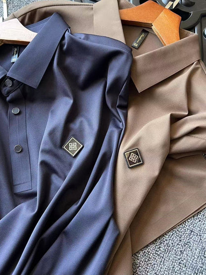 Givenchy Ice Silk Seamless Polo Shirt