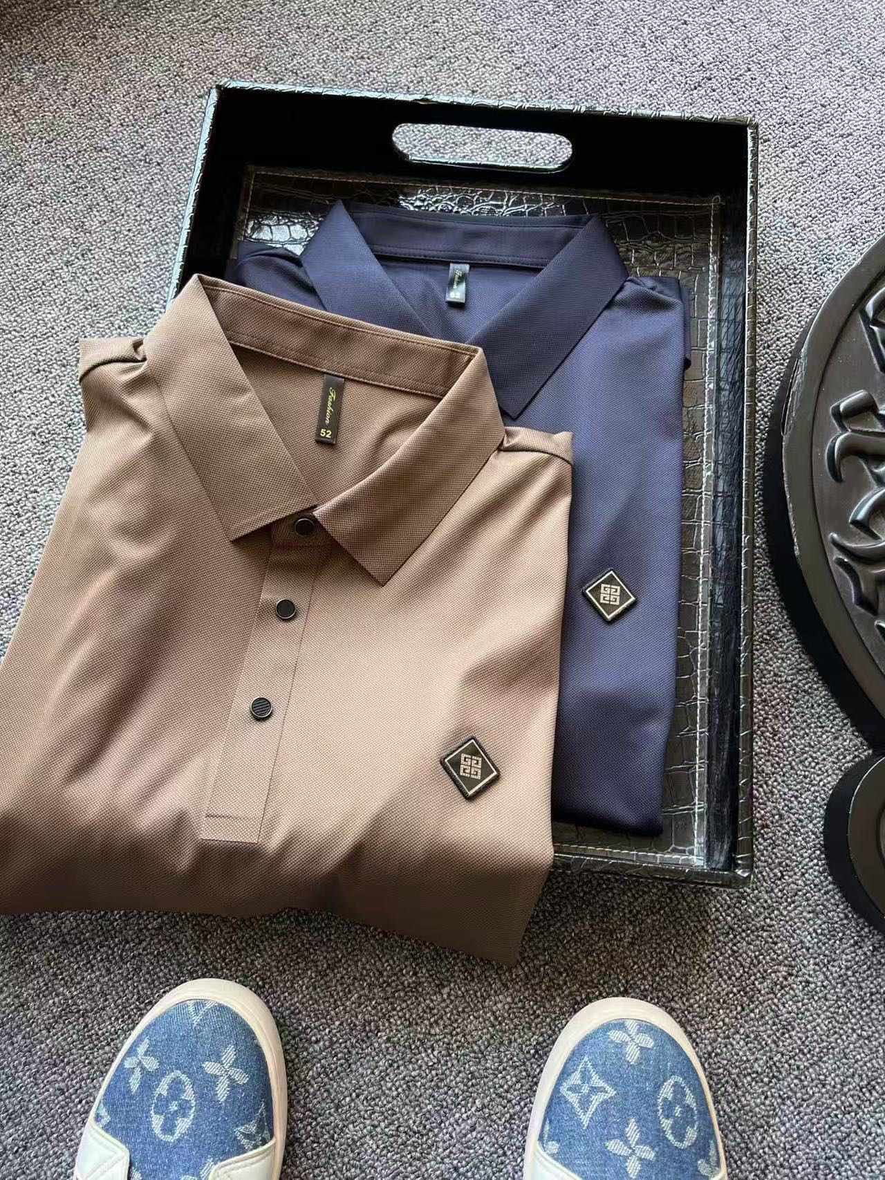Givenchy Ice Silk Seamless Polo Shirt