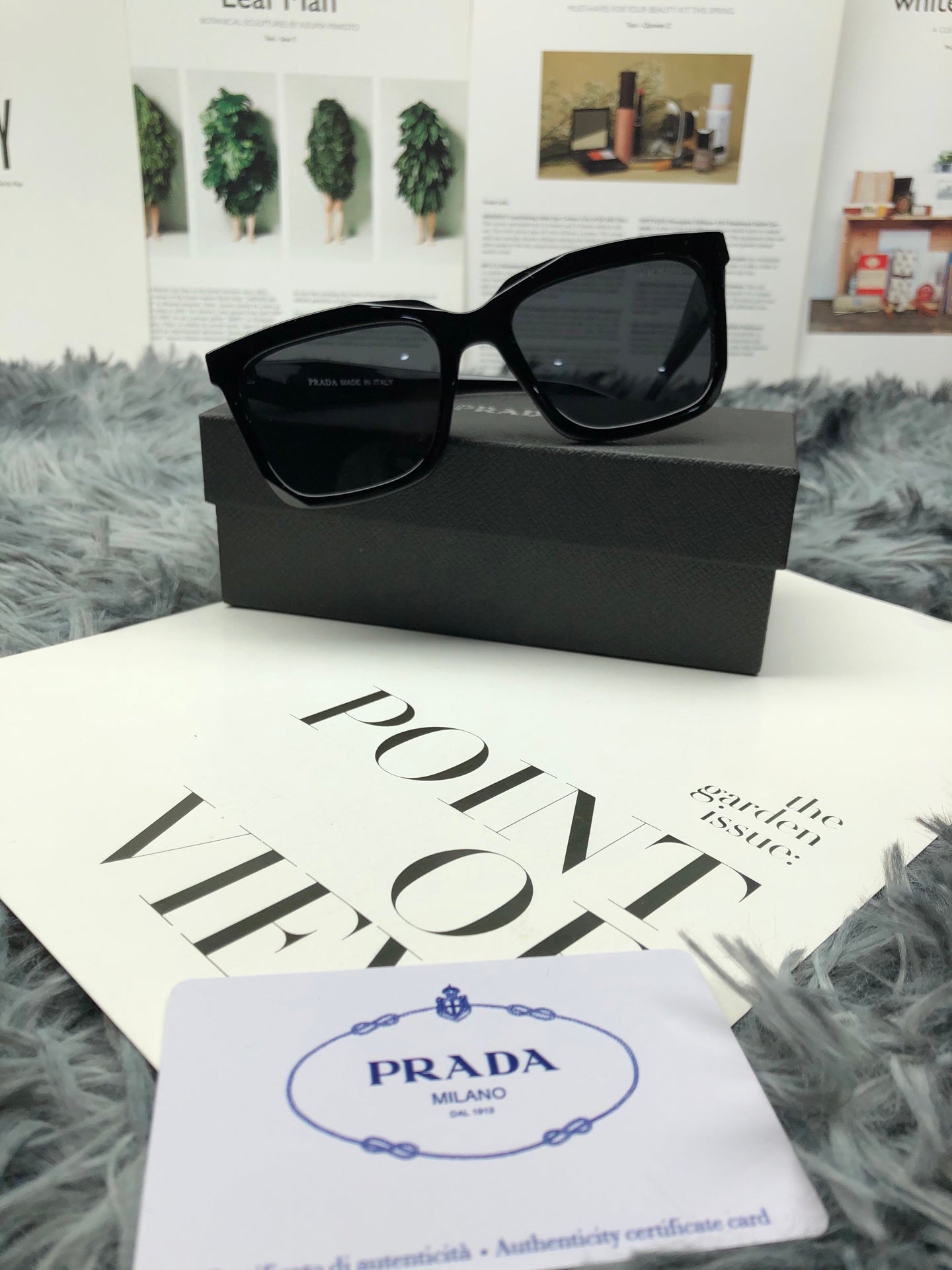 Prada Classic Square Frame Sunglasses
