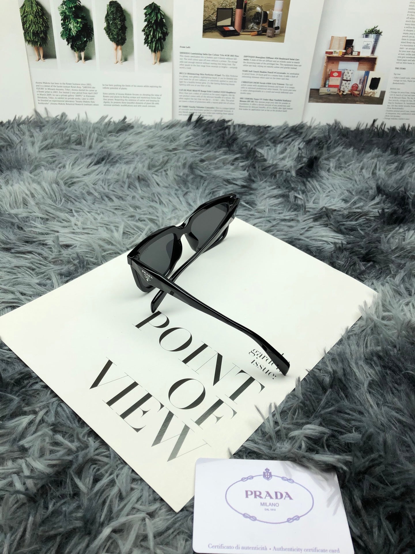 Prada Classic Square Frame Sunglasses