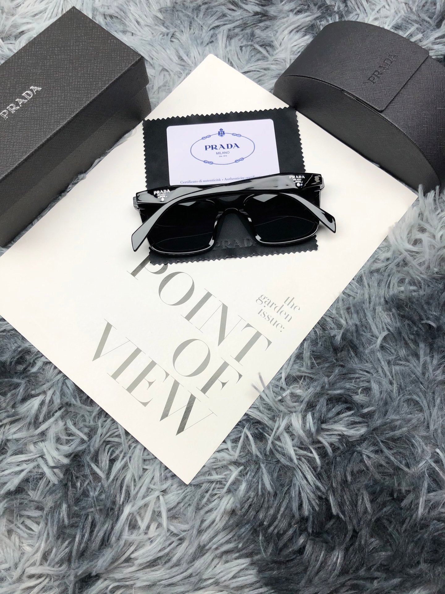 Prada Classic Square Frame Sunglasses