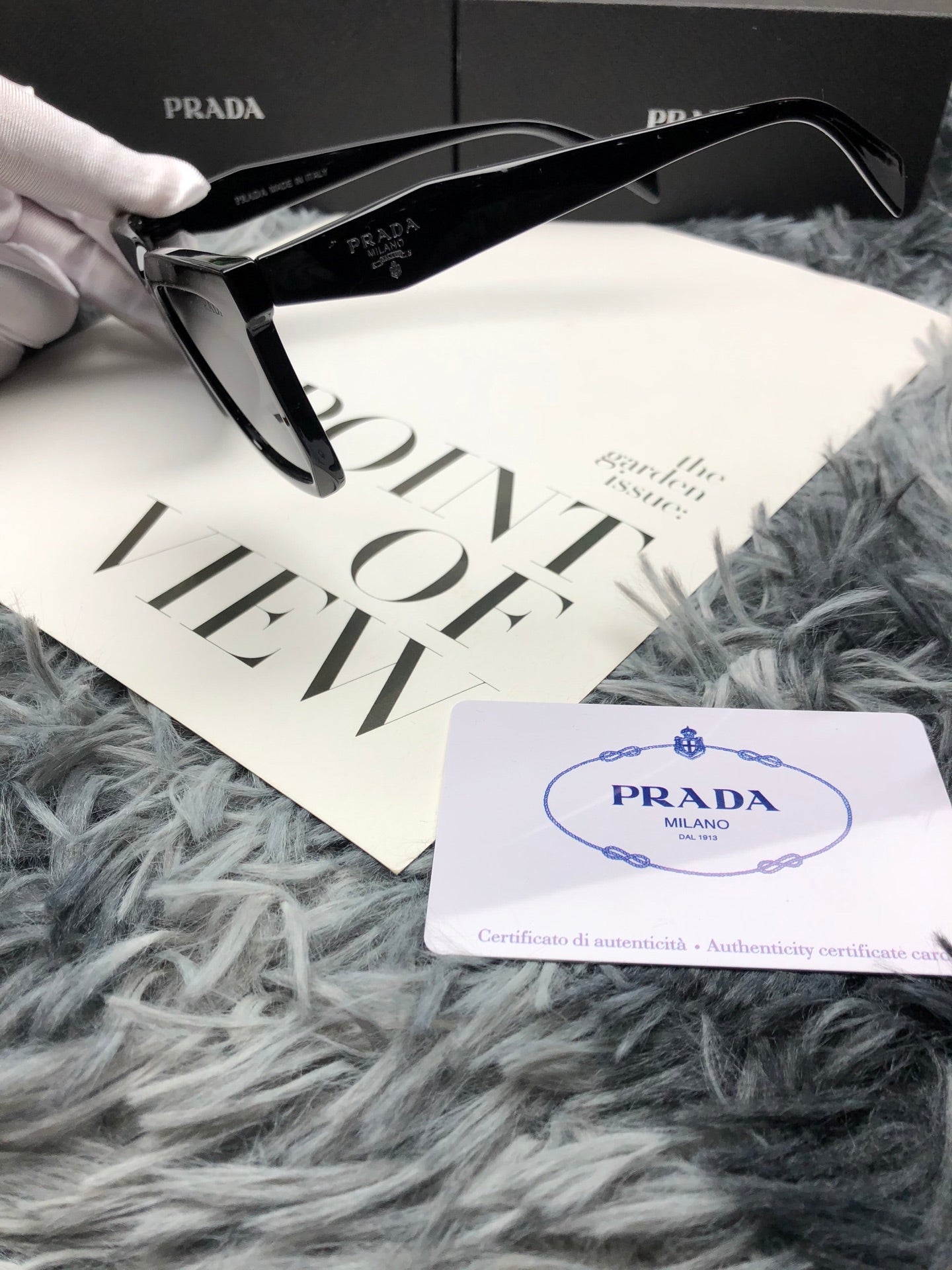 Prada Classic Square Frame Sunglasses