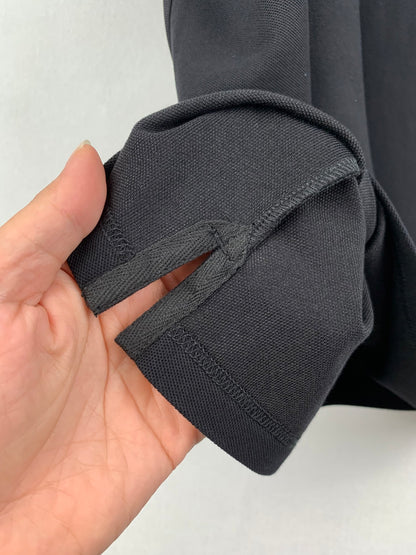 Moncler Striped Logo Polo Shirt