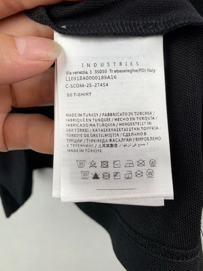 Moncler Striped Logo Polo Shirt