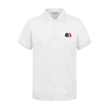 Moncler Patch Logo Pique Cotton Polo Shirt