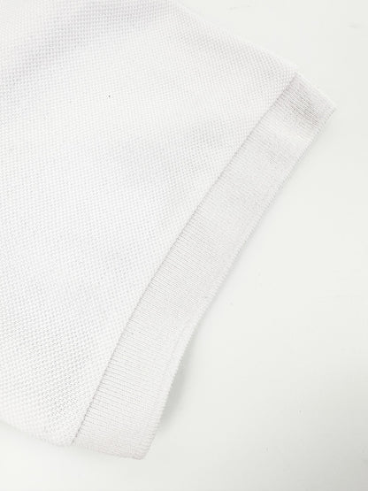 Moncler Patch Logo Pique Cotton Polo Shirt