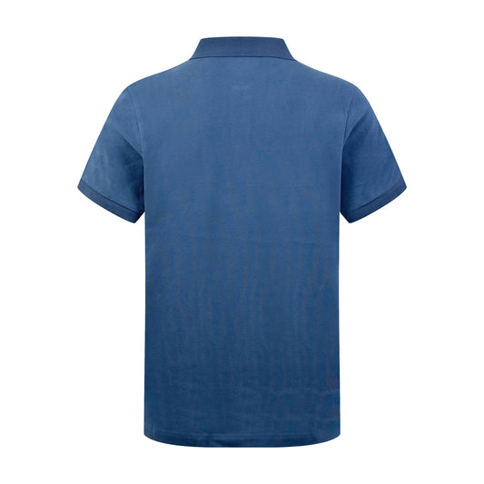 Moncler Patch Logo Pique Cotton Polo Shirt