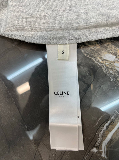 Celine Triomphe Embroidered Loose T-Shirt