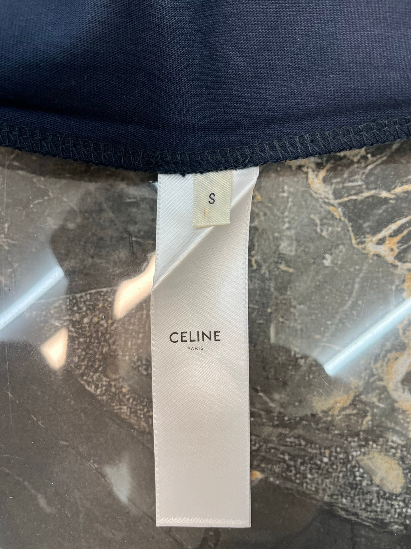 Celine Triomphe Embroidered Loose T-Shirt