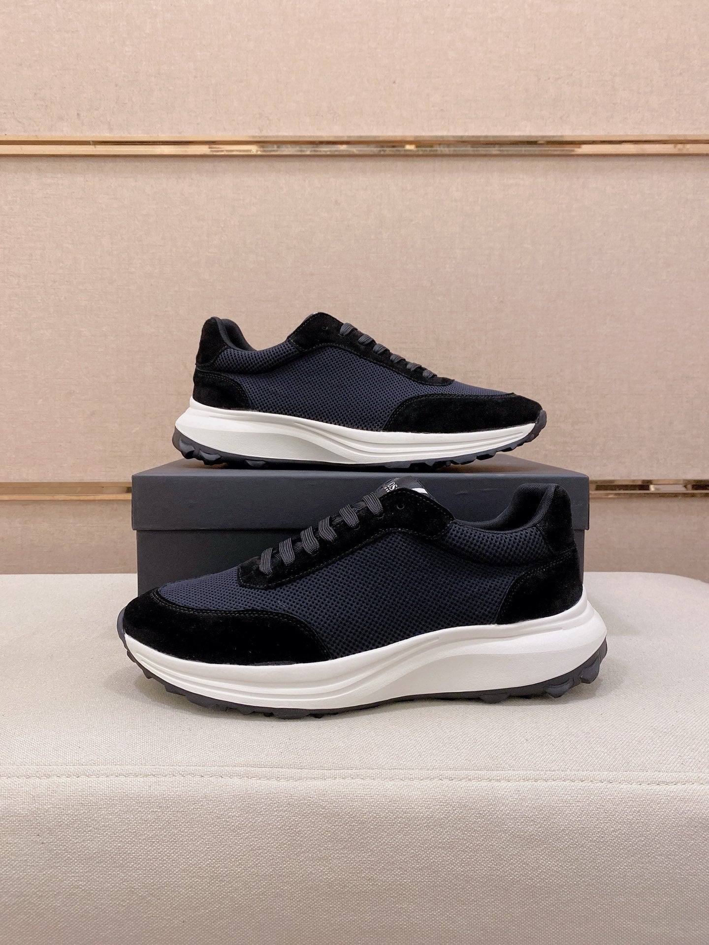 Boss Italian Leather Casual Sneakers