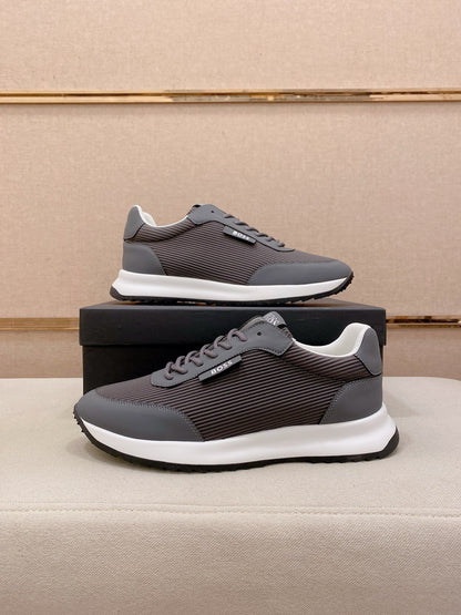 Boss Italian Leather Casual Sneakers
