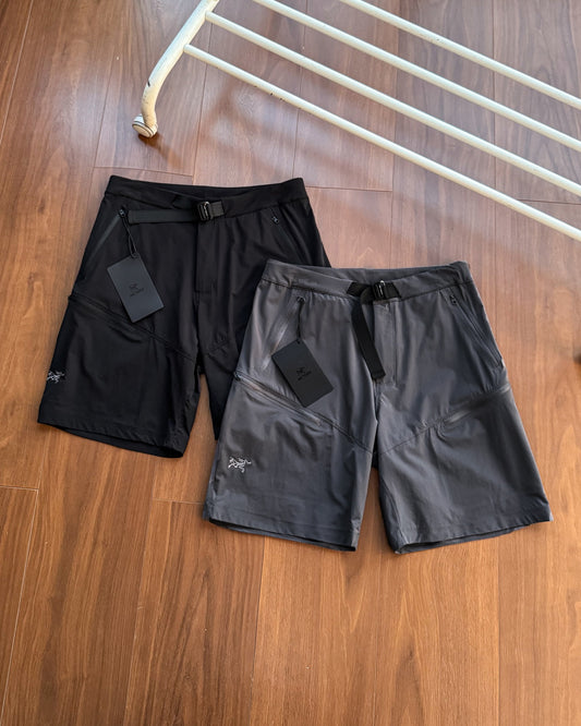 Arc'teryx Logo Embroidered Belted Casual Shorts – Summer Collection