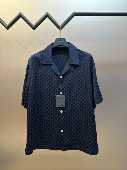 Louis Vuitton Dandy Monogram Jacquard Shirt – 25FW
