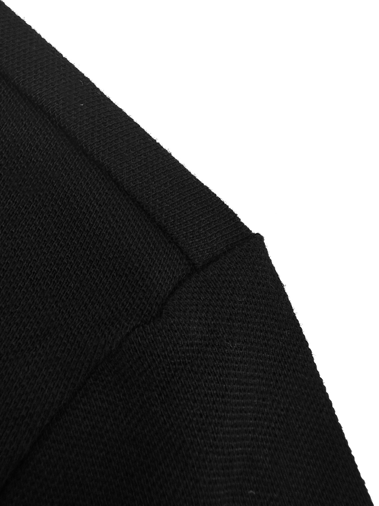Moncler Half-Zip Polo Shirt – Obsidian Black