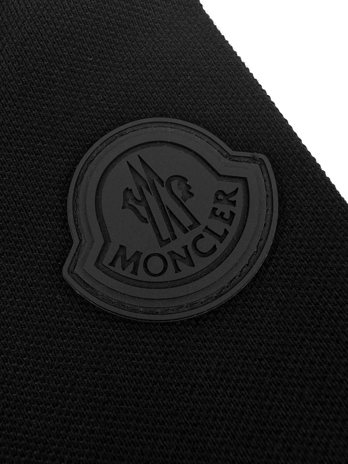 Moncler Half-Zip Polo Shirt – Obsidian Black