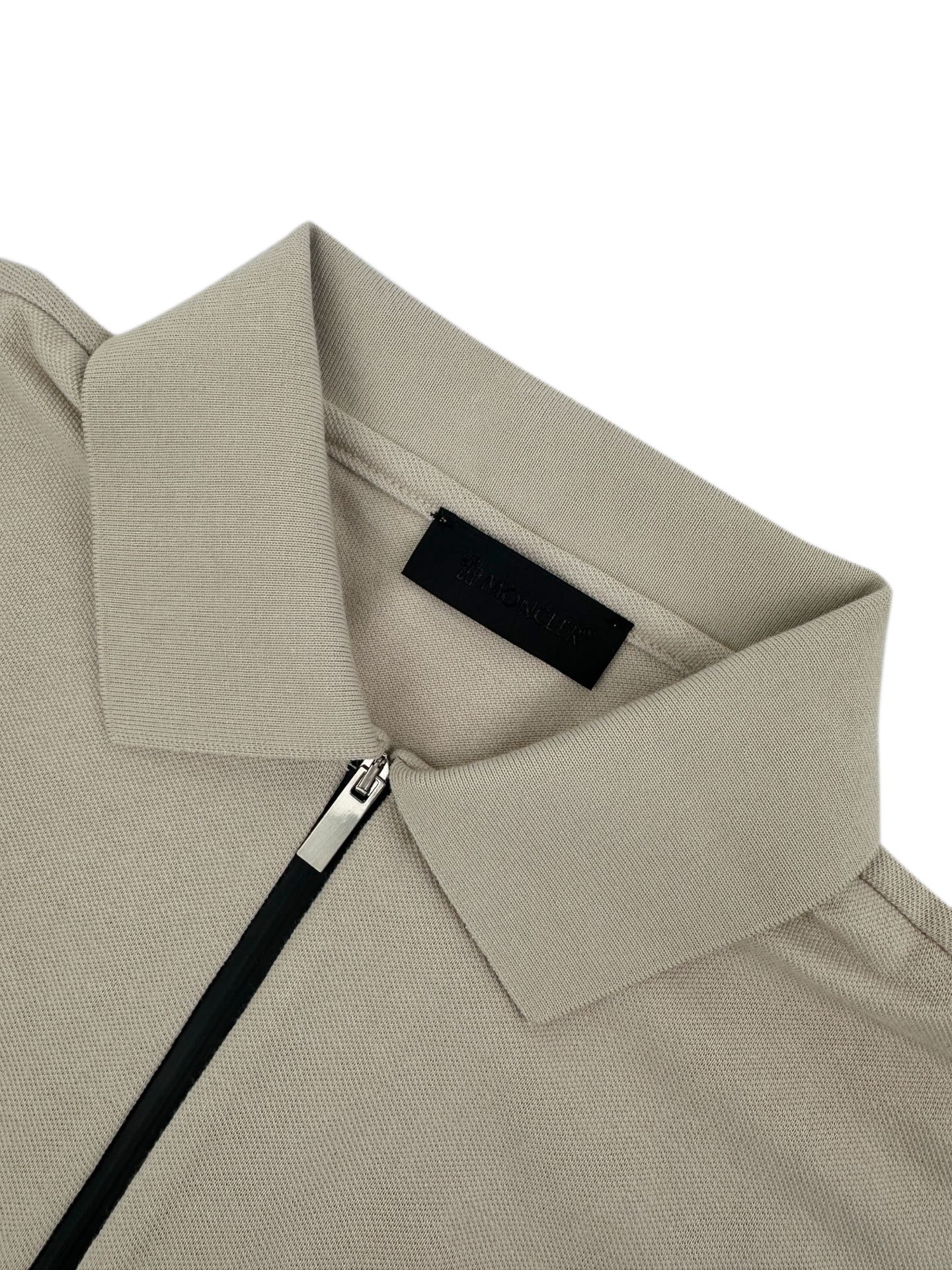 Moncler Logo Half-Zip Polo Shirt