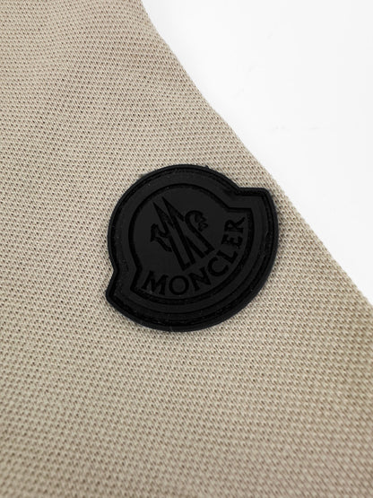 Moncler Logo Half-Zip Polo Shirt