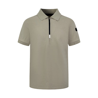 Moncler Logo Half-Zip Polo Shirt