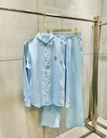 Brunello Cucinelli Linen Shirt Set – 26SS