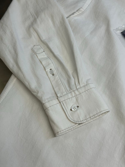Prada Embroidered Chambray Shirt