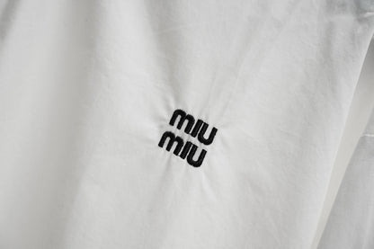 Miu Miu Embroidered Casual Shirt