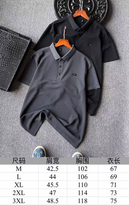 Ferragamo Seamless 3D Texture Polo Shirt – Latest Collection