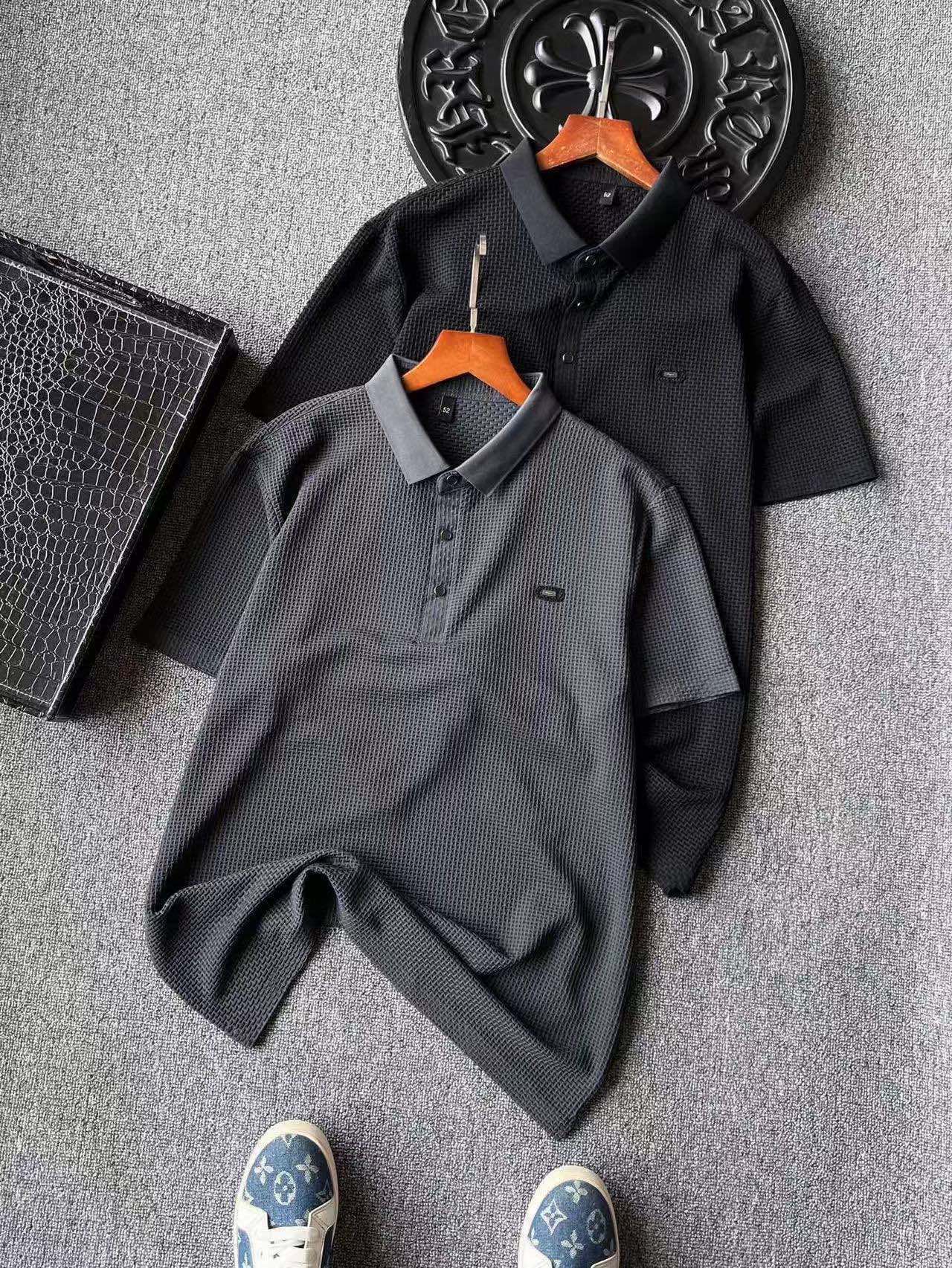 Ferragamo Seamless 3D Texture Polo Shirt – Latest Collection