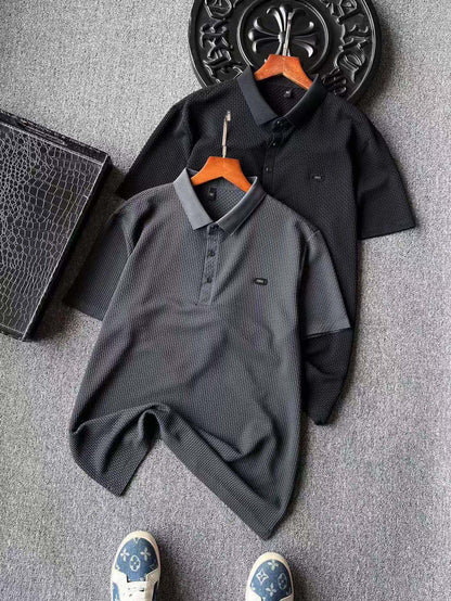 Ferragamo Seamless 3D Texture Polo Shirt – Latest Collection