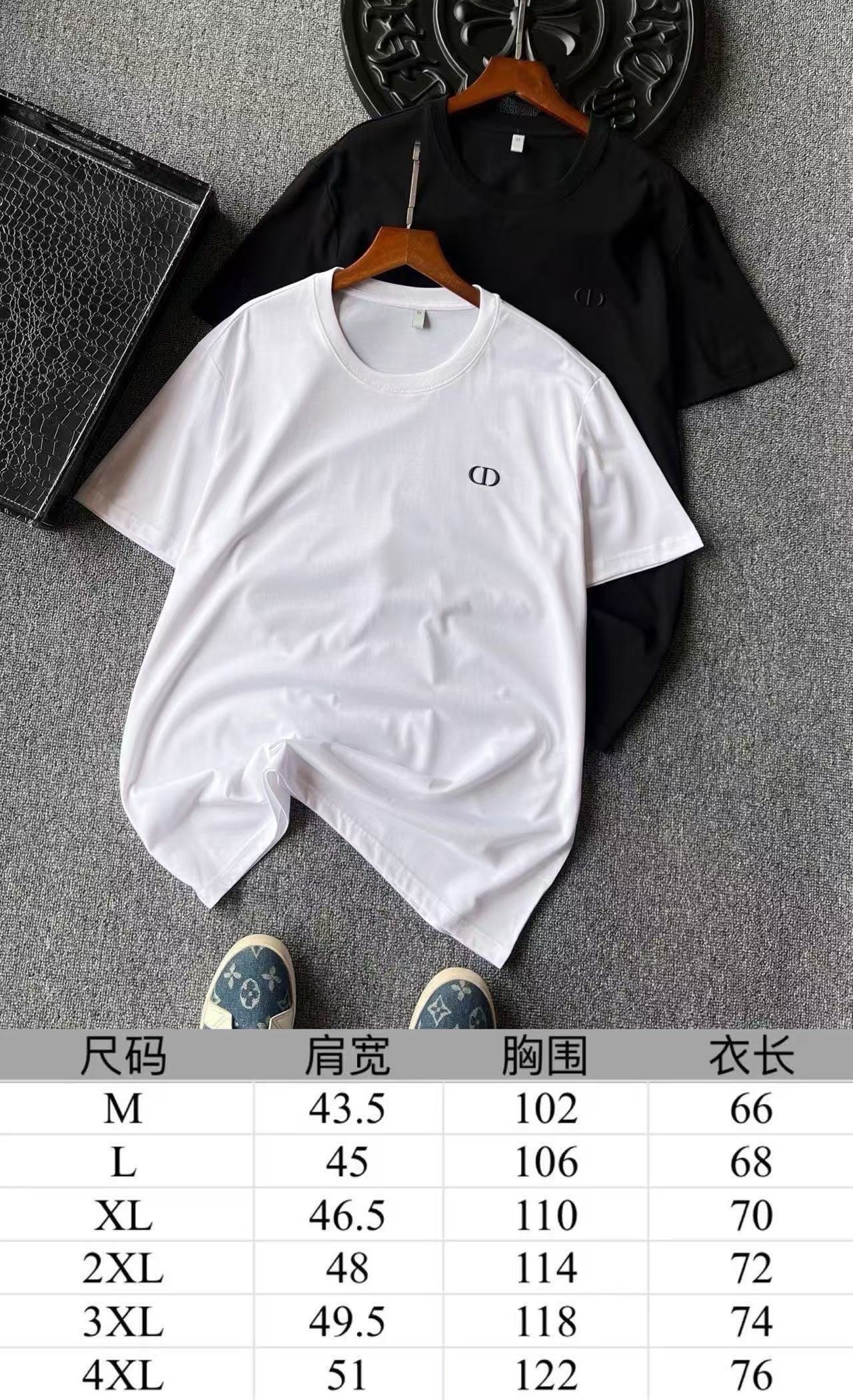 Dior CD Logo Silk T-Shirt – New Collection