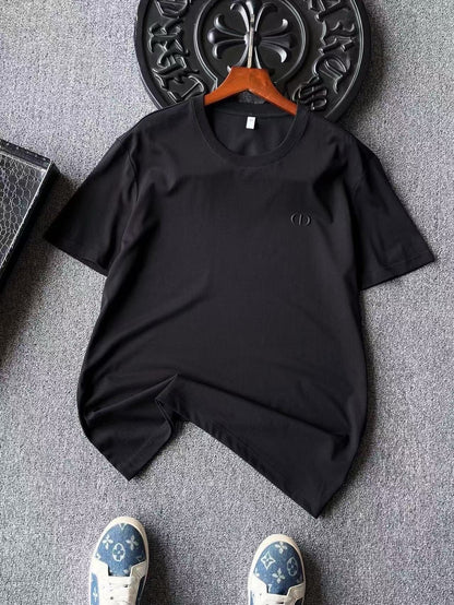 Dior CD Logo Silk T-Shirt – New Collection