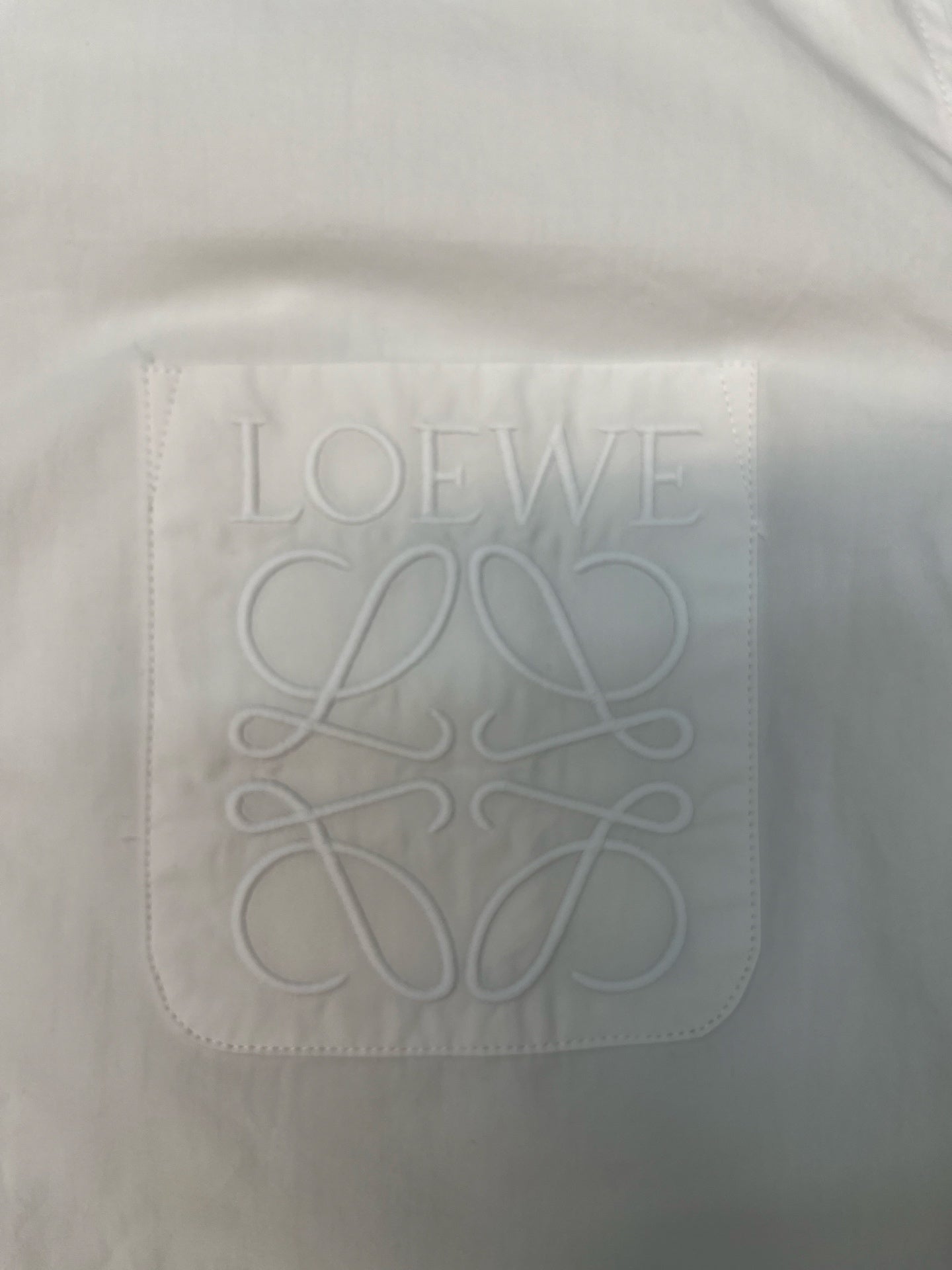 Loewe Anagram Pocket Cotton Shirt