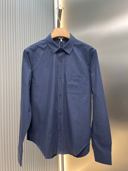 Loewe Anagram Pocket Cotton Shirt