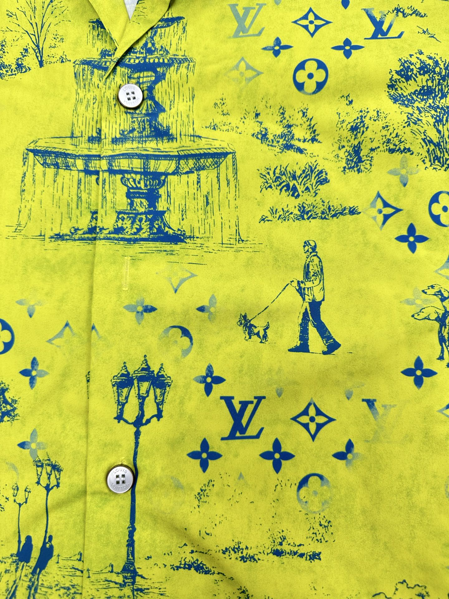 Louis Vuitton Monogram City Walk Beach Shirt – 25SS
