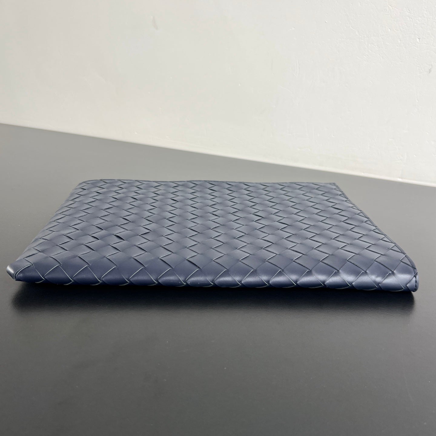 Bottega Veneta Intreccio Half-Zip Clutch Bag 607479