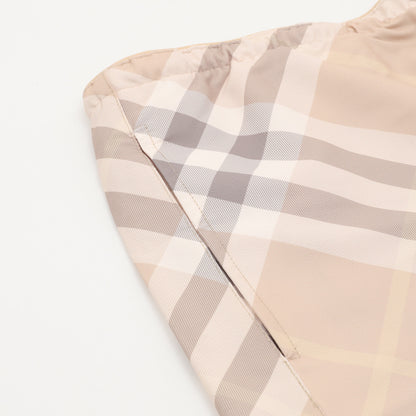 Burberry Twill Check Mesh-Lined Swim Trunks