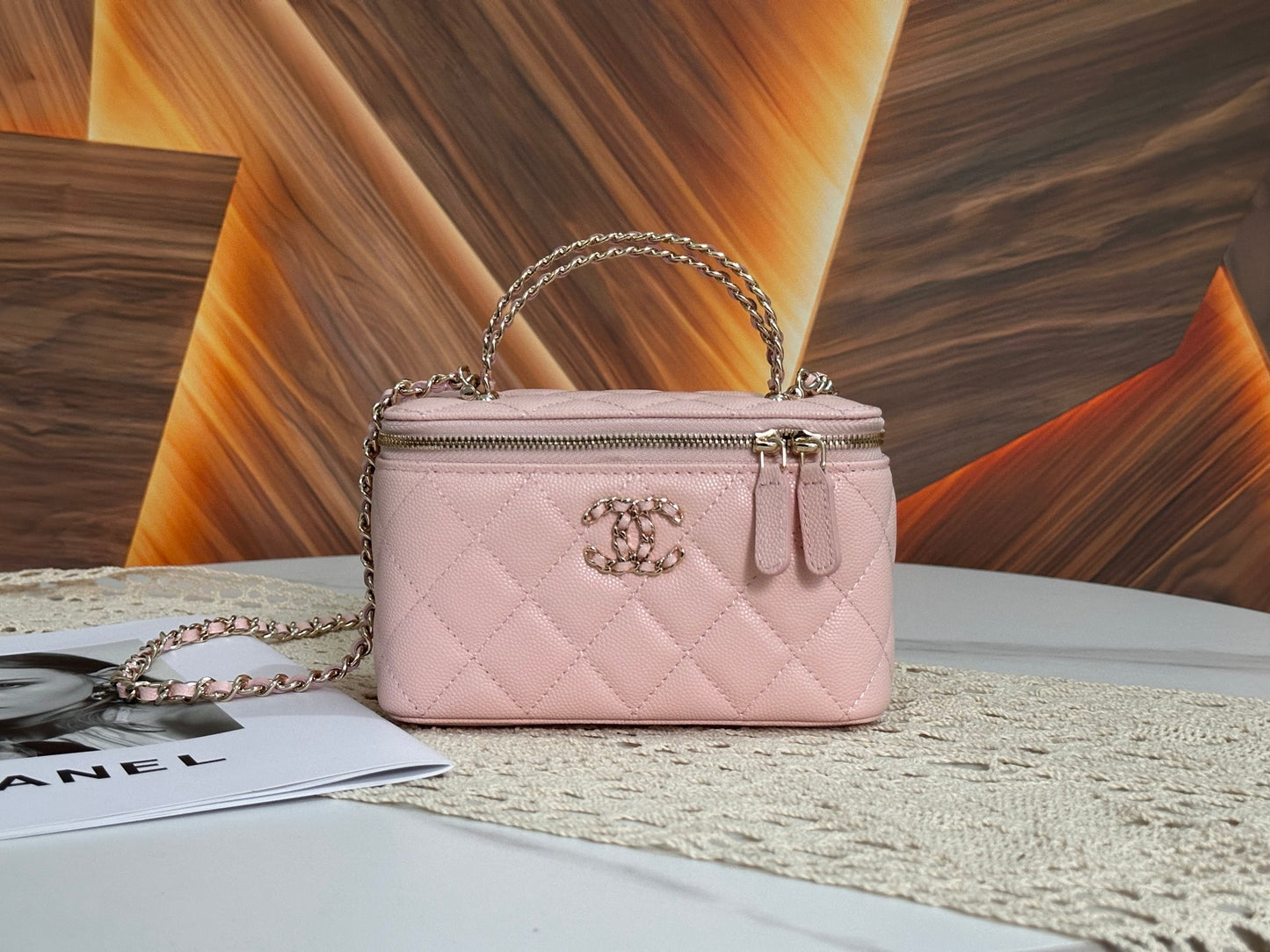 Chanel 96190 Caviar Leather Vanity Case – 26P Collection