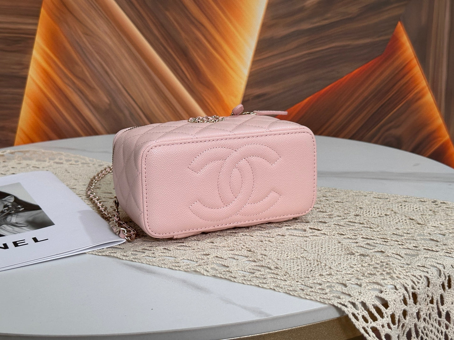 Chanel 96190 Caviar Leather Vanity Case – 26P Collection