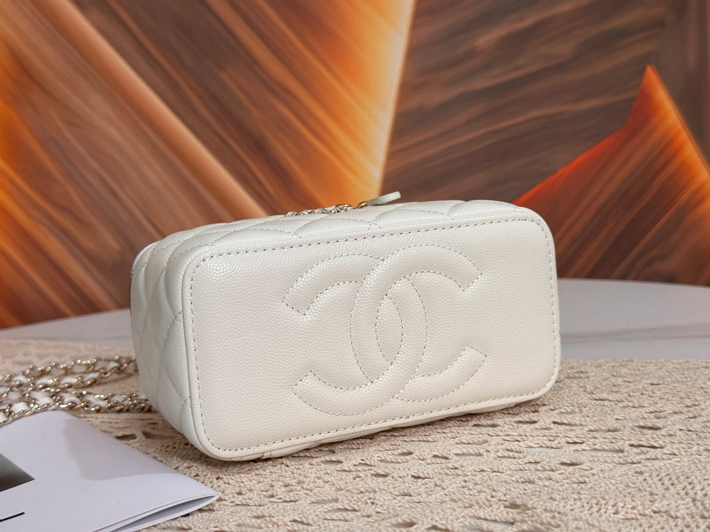 Chanel 96190 Caviar Leather Vanity Case – 26P Collection