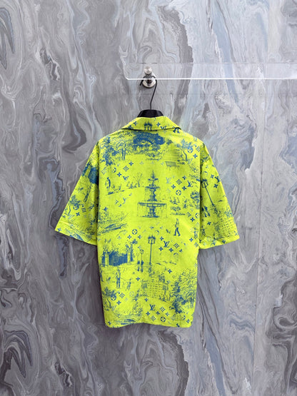 Louis Vuitton Monogram City Walk Beach Shirt – Spring/Summer Collection – 2026
