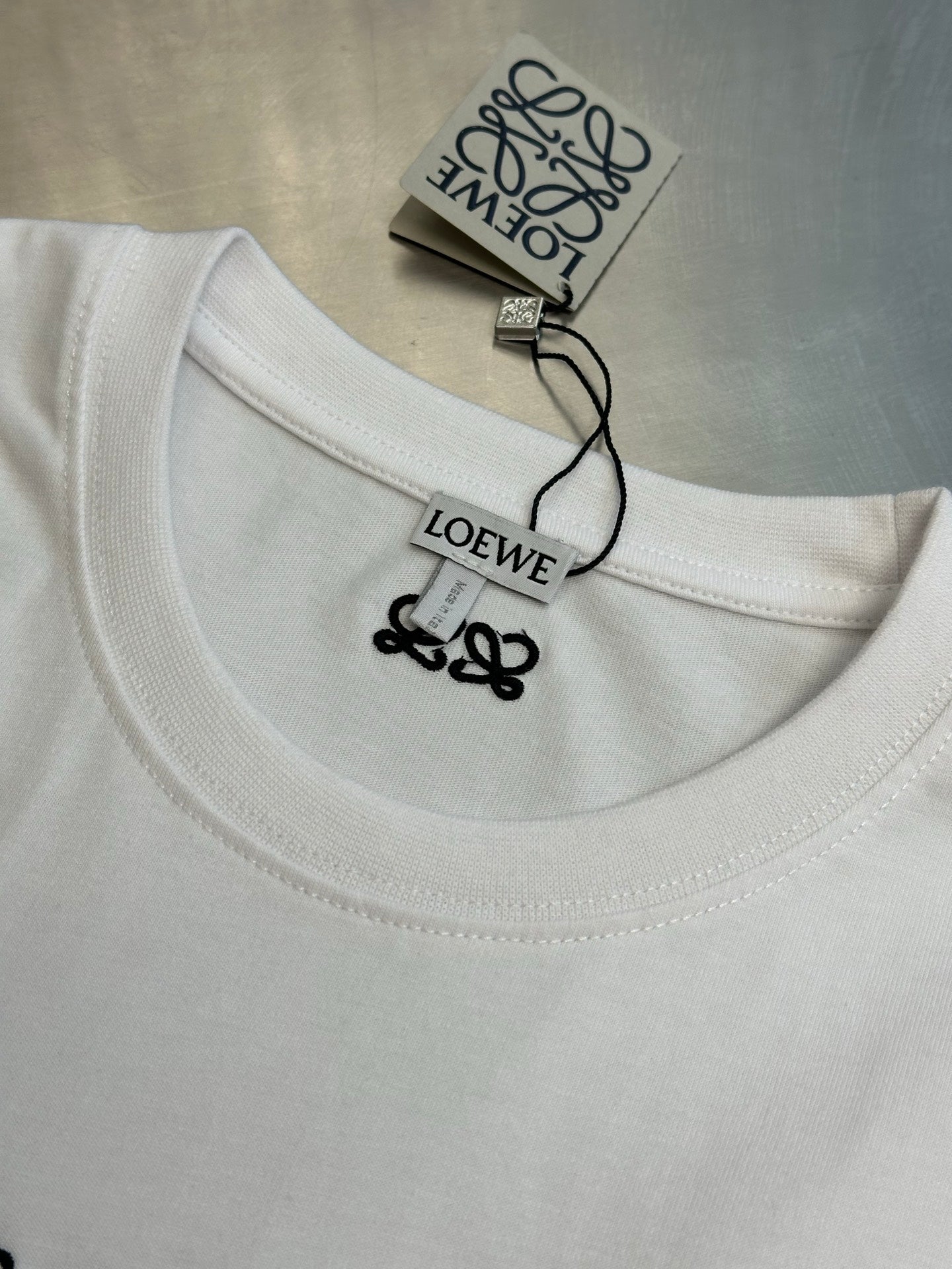 Loewe Anniversary Lion Patch Crewneck T-Shirt