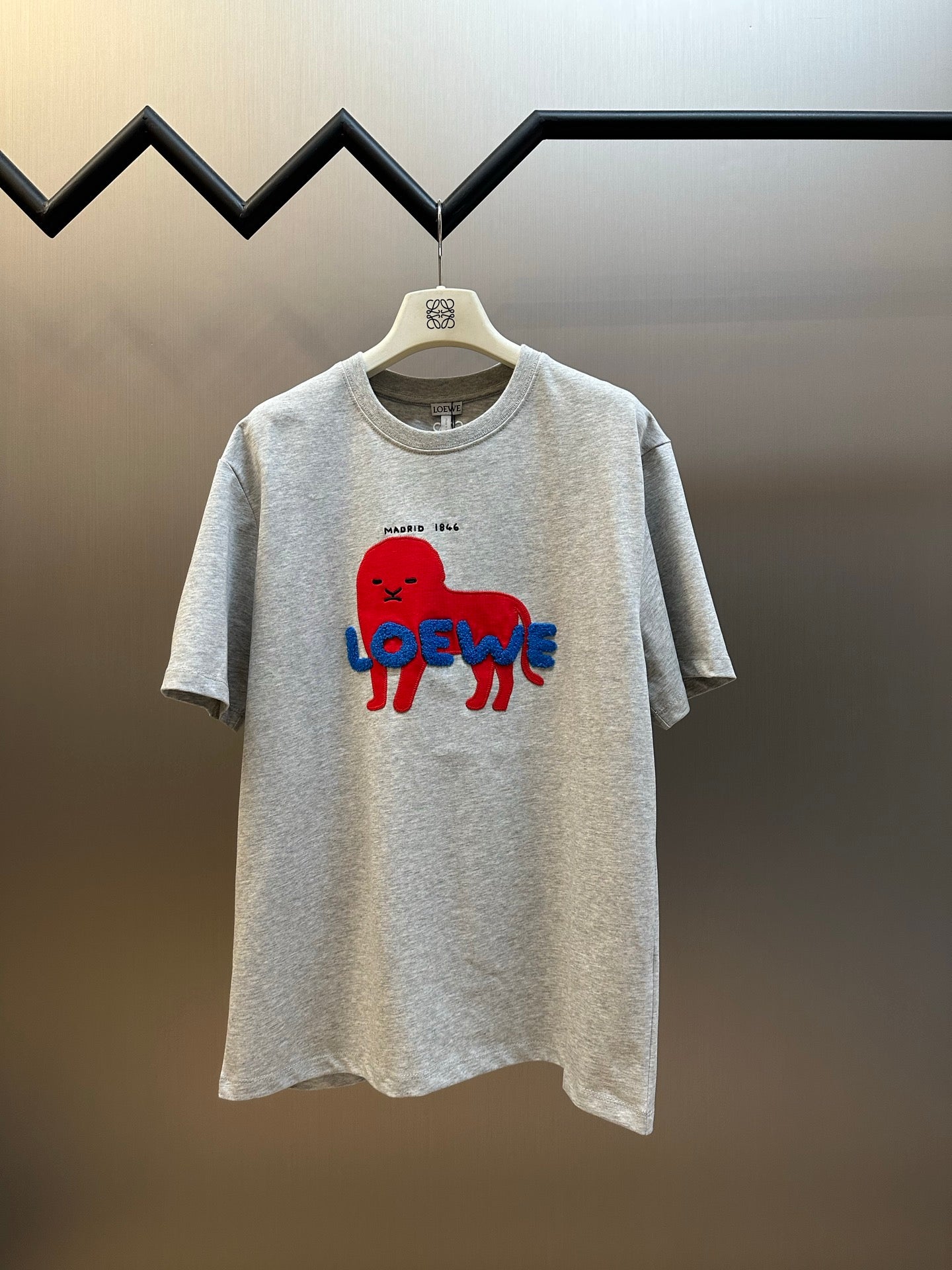 Loewe Anniversary Lion Patch Crewneck T-Shirt