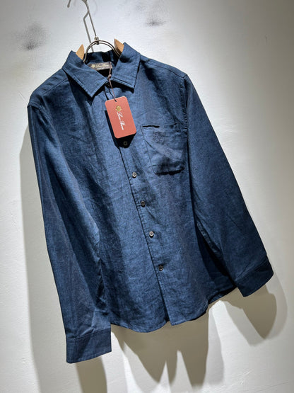 Loro Piana Cotton-Linen Men's Shirt – Spring/Summer 2026 Collection