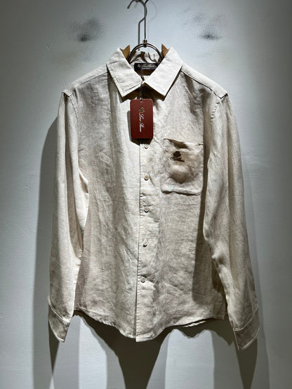 Loro Piana Cotton-Linen Men's Shirt – Spring/Summer 2026 Collection